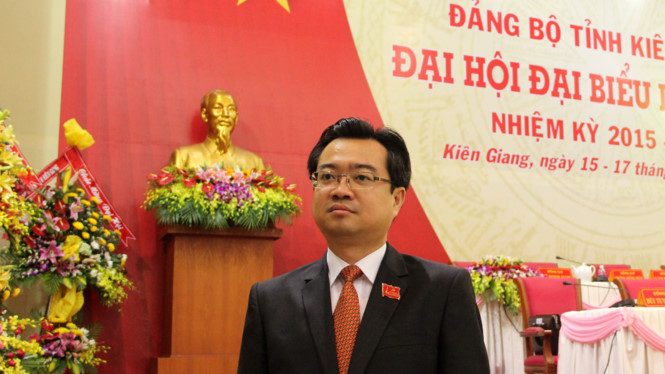 Ông Nguyễn Thanh Nghị - con trai cựu Thủ Tướng Nguyễn Tấn Dũng - đương kim Bí Thư tỉnh ủy Kiên Giang.