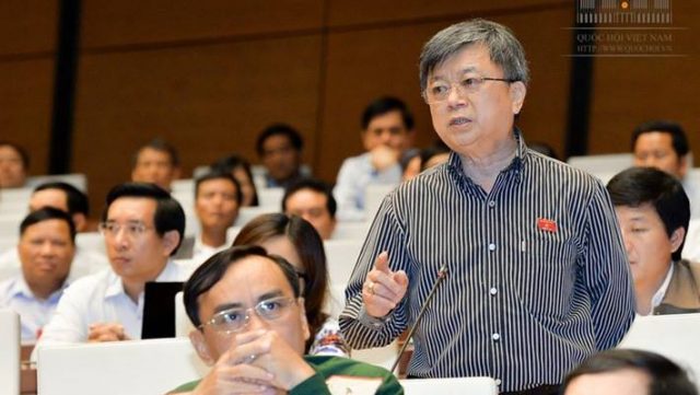 Một phiên thảo luận ở Quốc hội CSVN. Ảnh: FB Nguyen Ngoc Chu