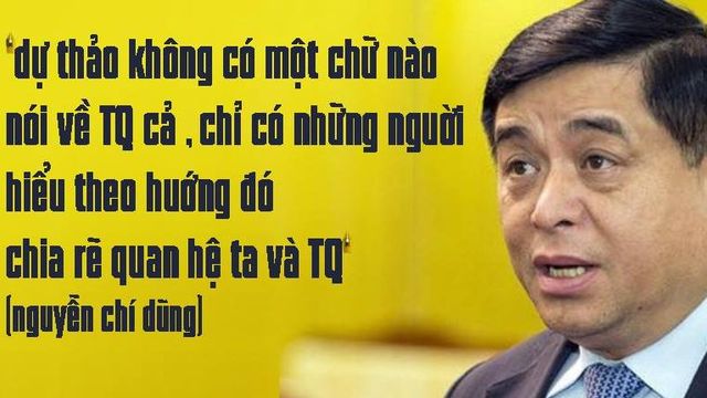 Bộ trưởng Kế hoạch Đầu tư Nguyễn Chí Dũng và câu nói gây phẫn nộ khi bênh vực cho "Dự luật 99 năm". Ảnh: Internet