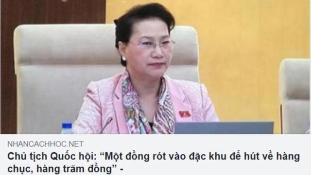Chủ tịch Quốc hội Nguyễn Thị Kim với câu tuyên bố gây đàm tiếu không ít trong dư luận.