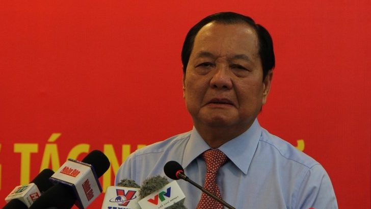 Lê Thanh Hải, cựu Ủy viên BCT, cựu Bí thư Thành ủy HCM. Ảnh: Info.net