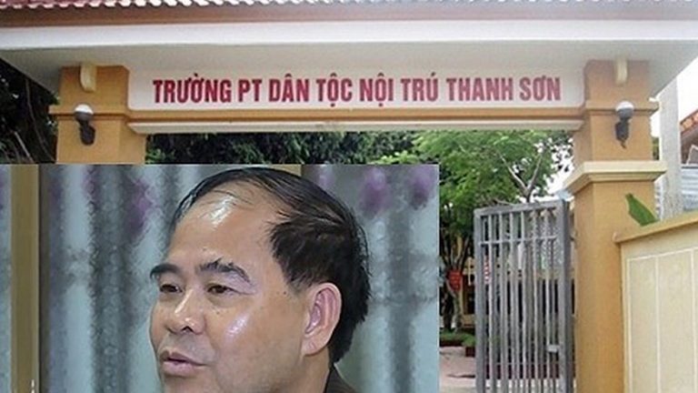 Ông Hiệu trưởng bị cáo buộc xâm hại tình dục nhiều học sinh ở Phú Thọ. Ảnh: Tiền Phong