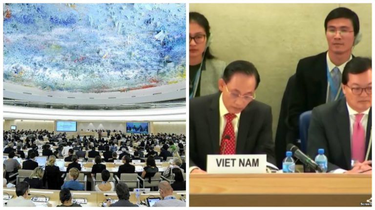 Kiểm điểm định kỳ phổ quát về tình hình nhân quyền Việt Nam kỳ III hôm 22/1/2019.