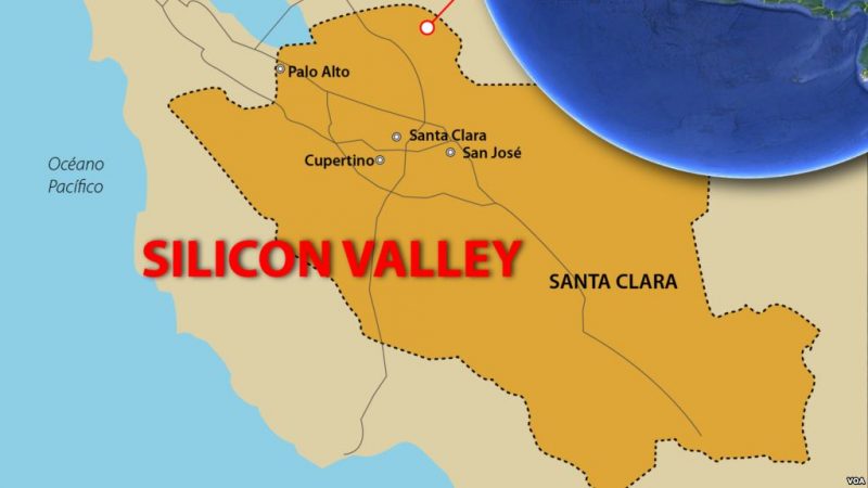 Vùng Thung lũng Silicon ở Tiểu bang California. Ảnh: VOA