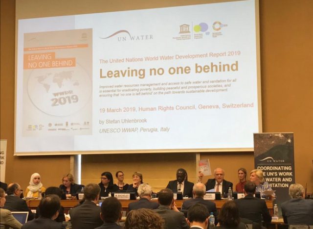 Hội thảo về Ngày Nước Thế Giới 2019 tại Geneva, Thụy Sĩ hôm 19/3/2019. Ảnh: unwater.org