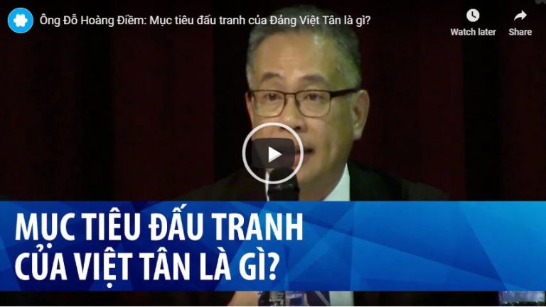 Mục tiêu của Việt Tân là gì?