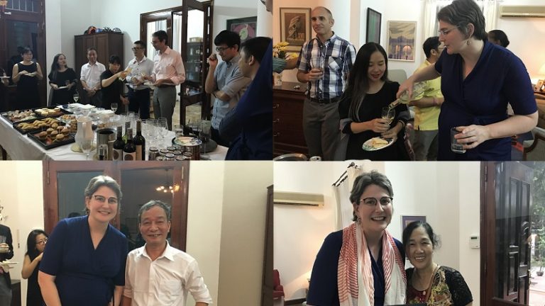 Vài hình ảnh trong buổi chia tay cô Jessica Farmer, Tham Tán Chính Trị Đại Sứ Quán Mỹ, sau 2 năm công tác tại Việt Nam. Ảnh: Blog Nguyễn Tường Thụy