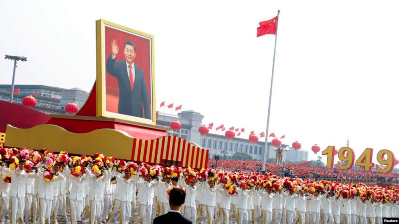 Diễn hành kỷ niệm 70 năm Quốc Khánh Trung Quốc tại Bắc Kinh. Ảnh: Reuters