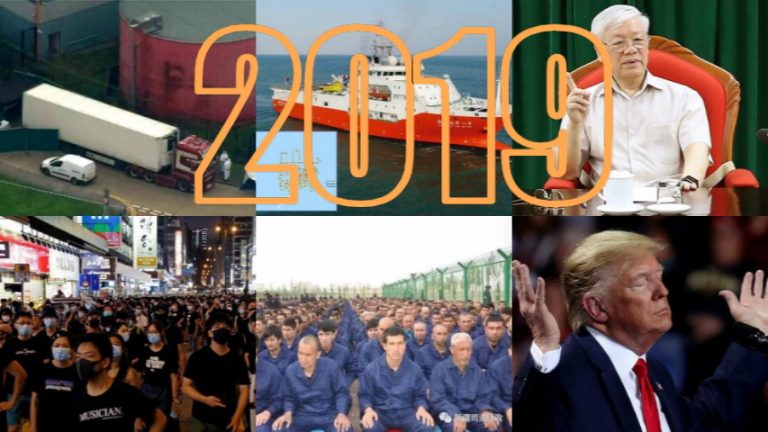 cac sự kiện nổi bật tại Việt Nam trong năm 2019. Ảnh: BBT web Việt Tân