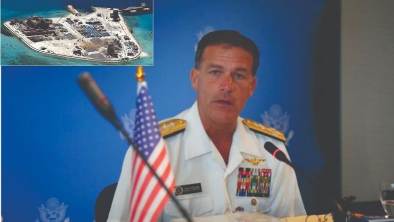 Đô Đốc John C. Aquilino, Tư Lệnh Hạm Đội Thái Bình Dương Hoa Kỳ. Ảnh: Facebook Việt Tân