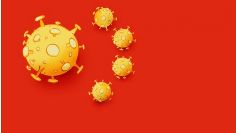 Tranh biếm họa của tờ Jyllands-Posten về virus gây bệnh dịch Vũ Hán. Ảnh: Internet