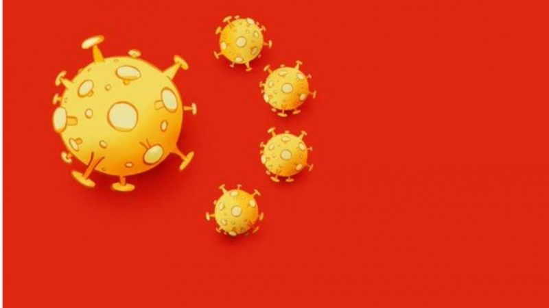 Tranh biếm họa của tờ Jyllands-Posten về virus gây bệnh dịch Vũ Hán. Ảnh: Internet