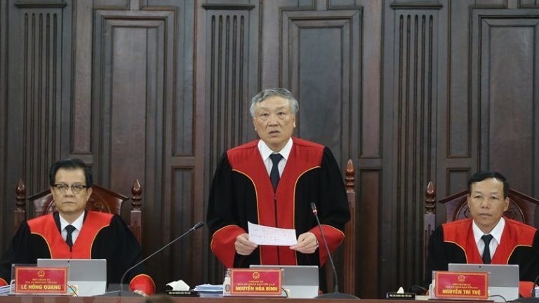 Nguyễn Hòa Bình, Chánh Án Tòa Án Tối Cao, chủ tọa phiên giám đốc thẩm vụ án Hồ Duy Hải từ ngày 6-8/5/2020.