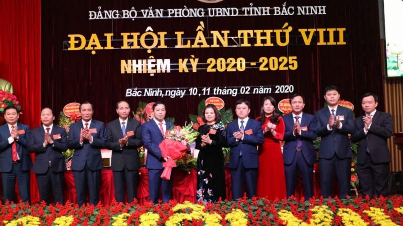 Đại hội lần thứ VIII, nhiệm kỳ 2020-2025 của Đảng bộ Văn phòng UBND tỉnh Bắc Ninh, tháng 2/2020. Ảnh: baotintuc.vn