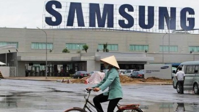 Một nhà máy của Samsung hoạt động tại Việt Nam. Ảnh: Cafef