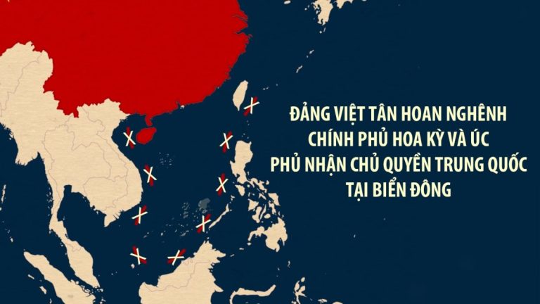 Đảng Việt Tân hoan nghênh chính phủ Hoa Kỳ và Úc phủ nhận chủ quyền Trung Quốc tại Biển Đông