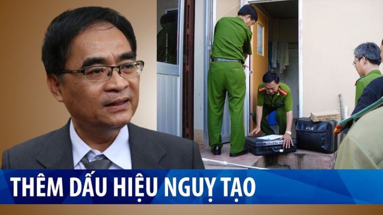 Thêm dấu hiệu có sự ngụy tạo hồ sơ vụ án Bưu Điện Cầu Voi. Ảnh: Youtube Việt Tân edited
