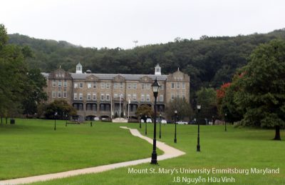 Đại Học Mount St. Mary's University ở Emmitsburg, bang Maryland. Ảnh: J.B Nguyễn Hữu Vinh/ RFA