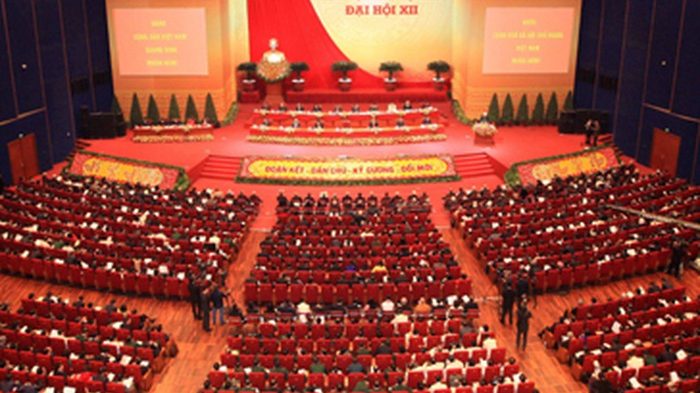 Quang cảnh đại hội 12 đảng CSVN, tháng Giêng, 2016. Ảnh: Internet