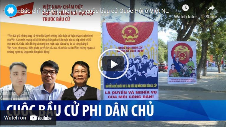 đảng cử dân bầu Archives | Việt Tân