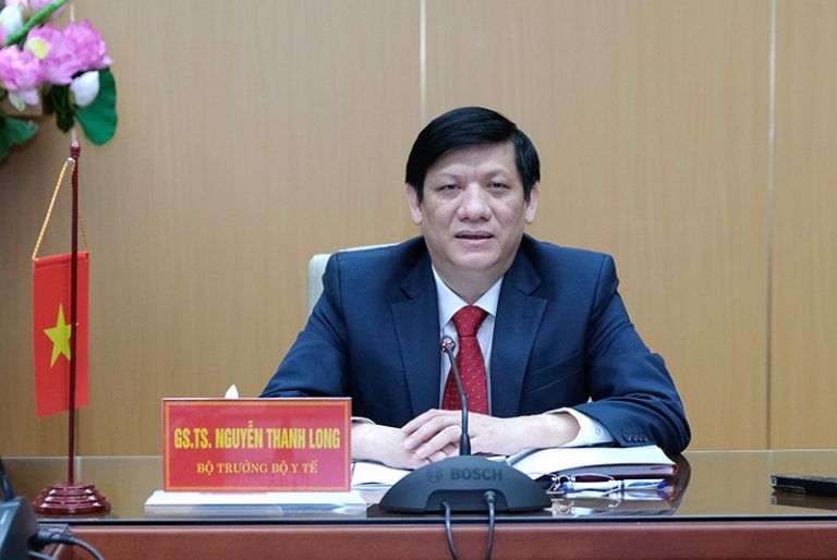 Bộ Trưởng Bộ Y tế Nguyễn Thanh Long. Ảnh chụp trang web Bộ Y Tế