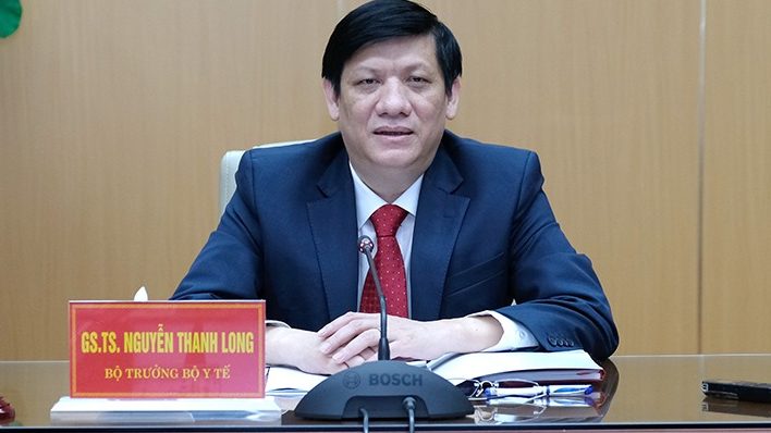 Bộ Trưởng Bộ Y tế Nguyễn Thanh Long. Ảnh chụp trang web Bộ Y Tế