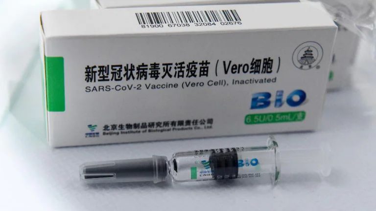 Vắc xin Vero Cell do Trung Quốc sản xuất. Ảnh: Internet