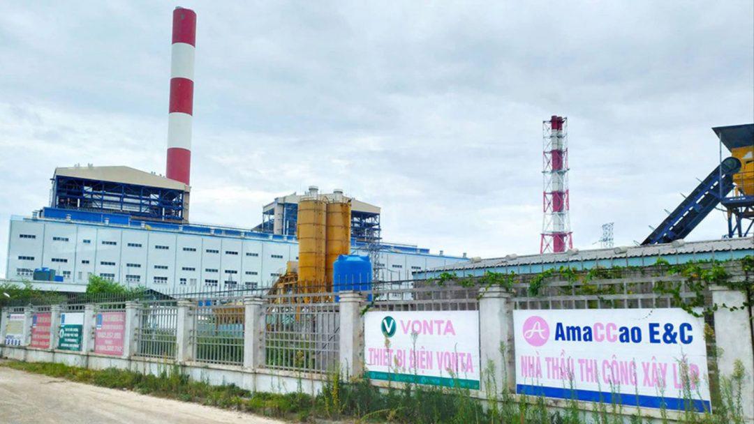Nhà máy Nhiệt điện than Thái Bình 2 ở Việt Nam. Ảnh: Thanh Niên