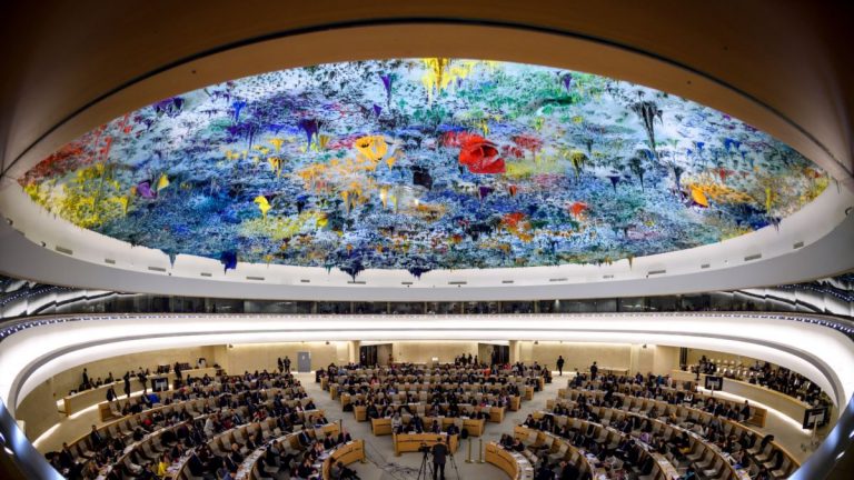 Quang cảnh của Human Rights and Alliance of Civilizations Room - nơi diễn ra các phiên họp của Hội Đồng Nhân Quyền Liên Hiệp Quốc. Ảnh: UN