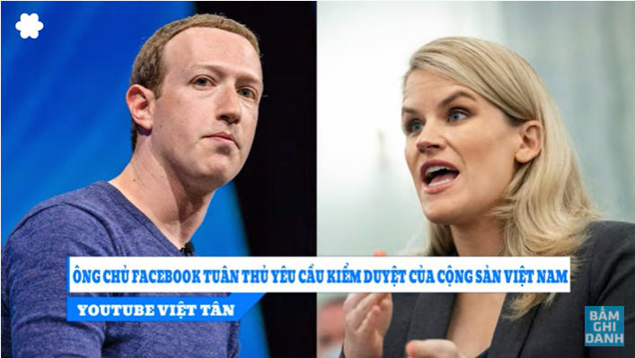 "Tập Hồ Sơ Facebook." Trong ảnh: Mark Zuckerberg, CEO và là nhà đồng sáng lập Facebook (trái) và người tố giác, Frances Haugen, một cựu giám đốc sản phẩm của Facebook.