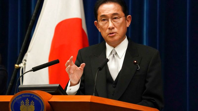 Ông Fumio Kishida trong lễ nhậm chức thủ tướng Nhật Bản tại Tokyo, ngày 04/10/2021. Ảnh: AP - Toru Hanai