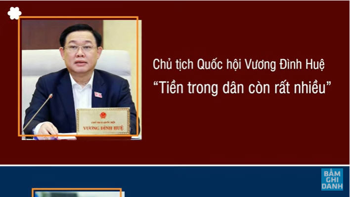 Dân điêu đứng vì dịch Covid-19, "hệ thống chính trị" lại nhìn vào túi tiền của dân! Ảnh: Youtube Việt Tân