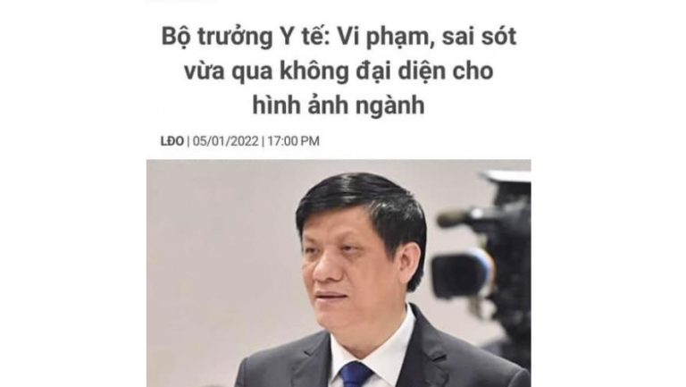 Bộ Trưởng Y Tế Nguyễn Thanh Long. Ảnh: Báo Lao Động