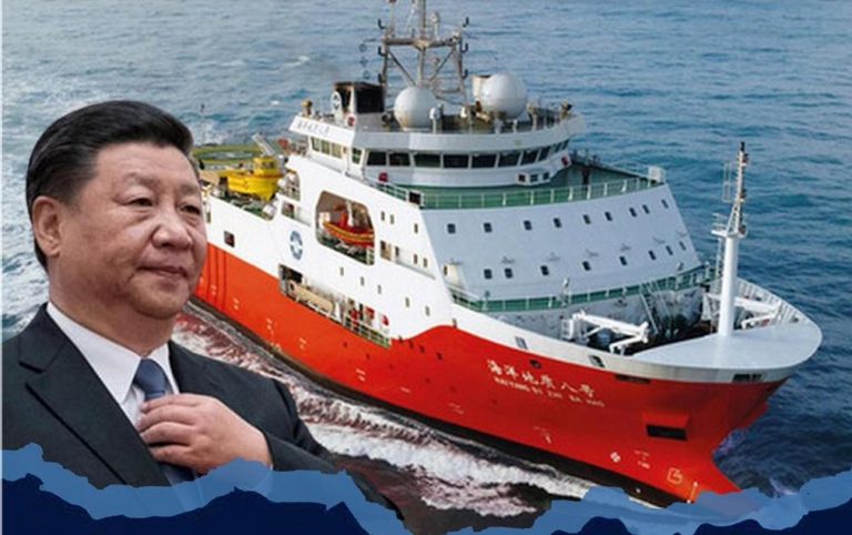 Trung Quốc dồn dập bành trướng ở Biển Đông. Ảnh: FB Việt Tân