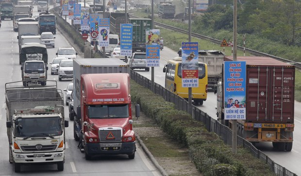 Cao tốc nối Hà Nội - Hải Phòng. Ảnh: Reuters
