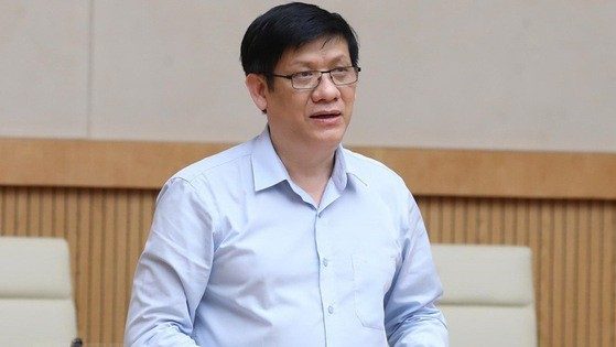 Bộ Trưởng Bộ Y Tế Nguyễn Thanh Long, người vừa bị cho là một trong những người "phải chịu trách nhiệm cá nhân về những vi phạm trong thực hiện chức trách, nhiệm vụ được giao" trong vụ kít xét nghiệm Việt Á. Ảnh: Dân Việt / VGP