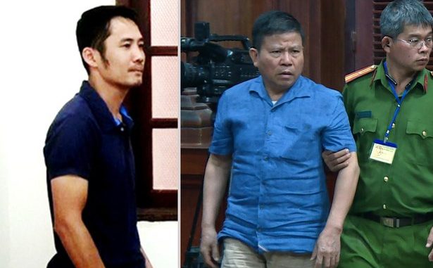 Ủy Ban LHQ về Bắt Giữ Tùy Tiện coi việc CSVN bắt giữ ông Nguyễn Bảo Tiên (trái) và ông Châu Văn Khảm (phải) là tùy tiện. Ảnh: AFP/ Báo Công An