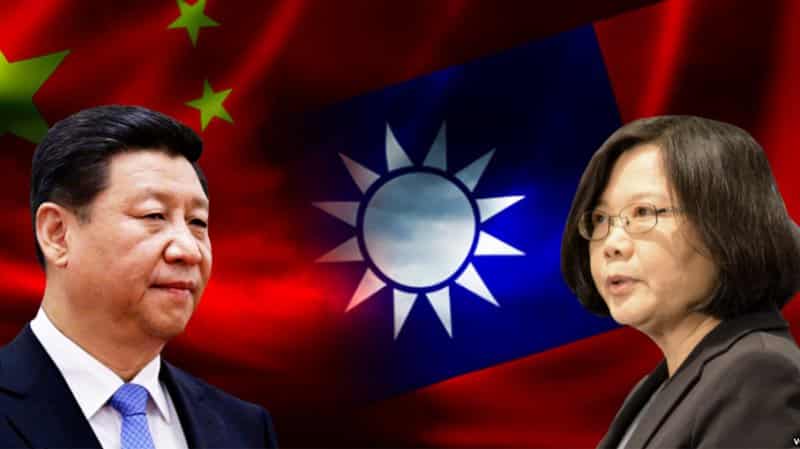 Liệu Trung Quốc có tấn công Đài Loan? Trong ảnh: Chủ Tịch Trung Quốc Tập Cận Bình (trái) và Tổng Thống Đài Loan Thái Anh Văn. Ảnh: Cali Today