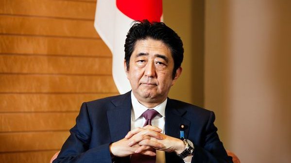Cựu Thủ Tướng NHật Shinzo Abe, người bị ám sát chết hôm 8/7/2022 khi đang vận động tranh cử vào Thượng Viện Nhật Bản. Ảnh: WJS (chụp 2015)