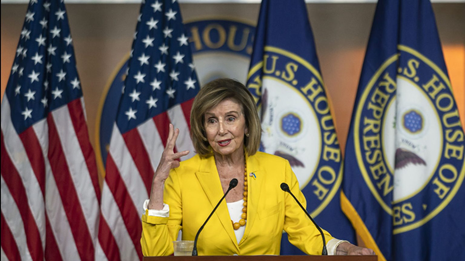 Chủ Tịch Hạ Viện Mỹ Nancy Pelosi. Ảnh: Nathan Howard/Getty Images