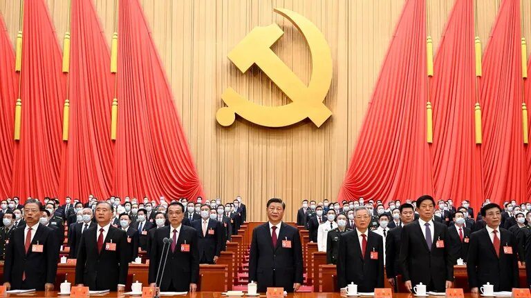 Người đàn ông đang là trọng điểm: Tập Cận Bình tại đại hội toàn quốc của đảng Cộng Sản của ông. Ảnh: Li Xueren/ Xinhua/ DPA