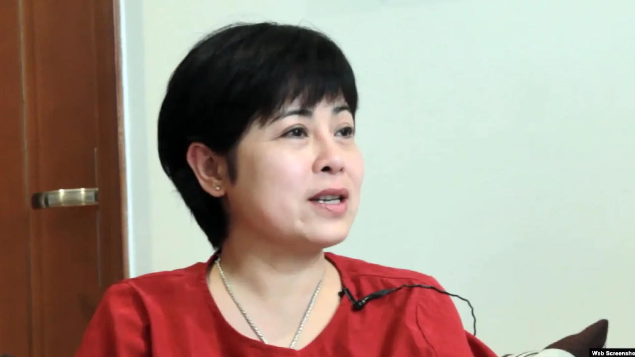 Bà Nguyễn Thúy Hạnh. Ảnh: YouTube Vận động ứng cử ĐBQH 2016