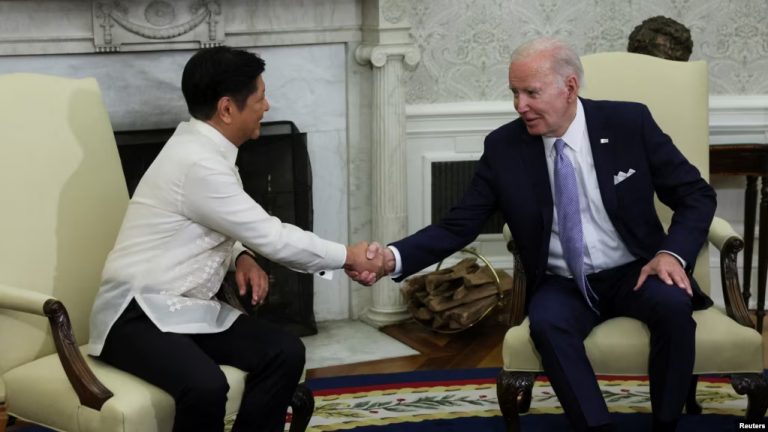 Chuyến thăm chính thức Washington từ 1/5 đến 4/5 của ông Marcos Jr. là chuyến thăm cấp nhà nước đầu tiên của một tổng thống Philippines tới Mỹ trong hơn 10 năm qua. Ảnh: Reuters