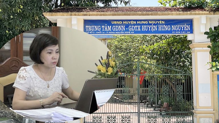 Nhà giáo Lê Thị Dung, nguyên Giám đốc Trung tâm Giáo dục nghề nghiệp - Giáo dục thường xuyên huyện Hưng Nguyên, tỉnh Nghệ An. Ảnh: Vietnamnet