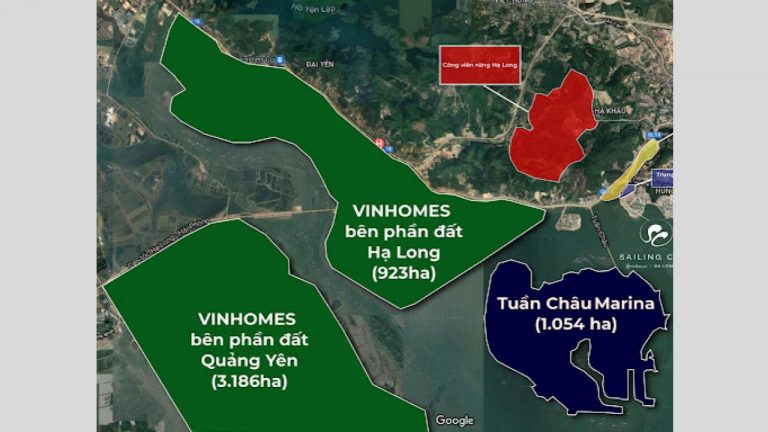 Dự án Hạ Long Xanh trị giá 10 tỷ USD của Phạm Nhật Vượng ở vùng đất chiến lược Quảng Yên, tỉnh Quảng Ninh