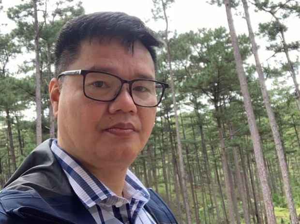 Nhà báo Mai Phan Lợi trước khi bị bắt. Ảnh: FB Lợi Mai Phan
