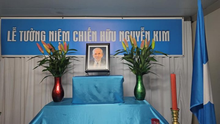 Buổi lễ tưởng niệm Chiến hữu Nguyễn Kim, cựu Chủ tịch đảng Việt Tân, do Cơ sở Việt Tân Sydney tổ chức hôm 25/11/2023 tại Sydney, Úc Châu