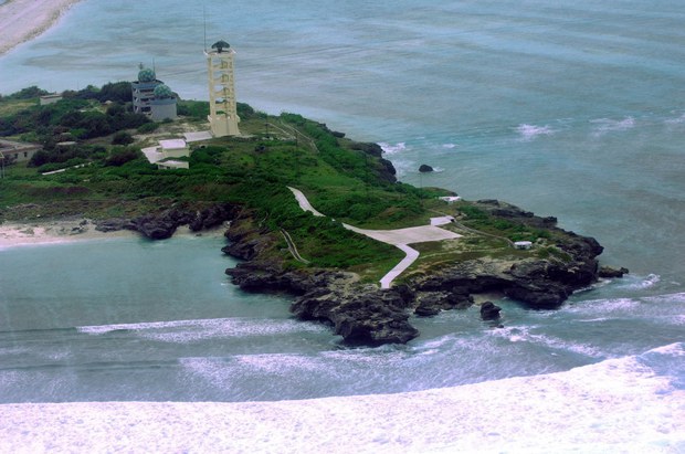 Hình ảnh nhìn từ trên không một hòn đảo thuộc quần đảo Hoàng Sa mà Trung Quốc cưỡng chiếm ngày 19 tháng 1 năm 1974. Ảnh chụp ngày 27 tháng 7 năm 2012. Ảnh: AFP