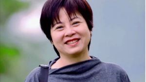 Bà Nguyễn Thúy Hạnh, người chủ trương Quỹ 50 K hỗ trợ các tù nhân lương tâm và gia đình họ. Ảnh: change.org
