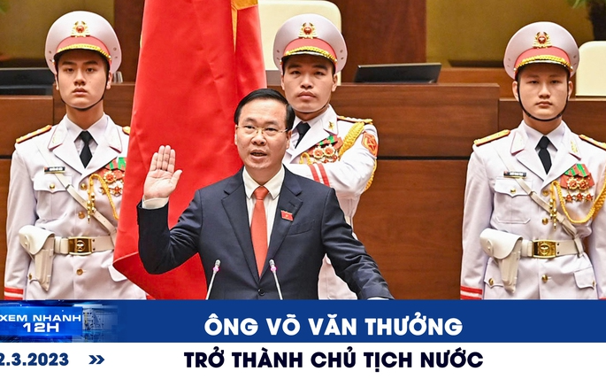 Ảnh minh họa: (chụp từ báo Thanh Niên) Ông Võ Văn Thưởng tuyên thệ chủ tịch nước sáng ngày 2/3/2023, tức cách nay 1 năm